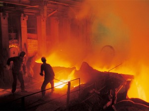 Refractory materials for rolling steel